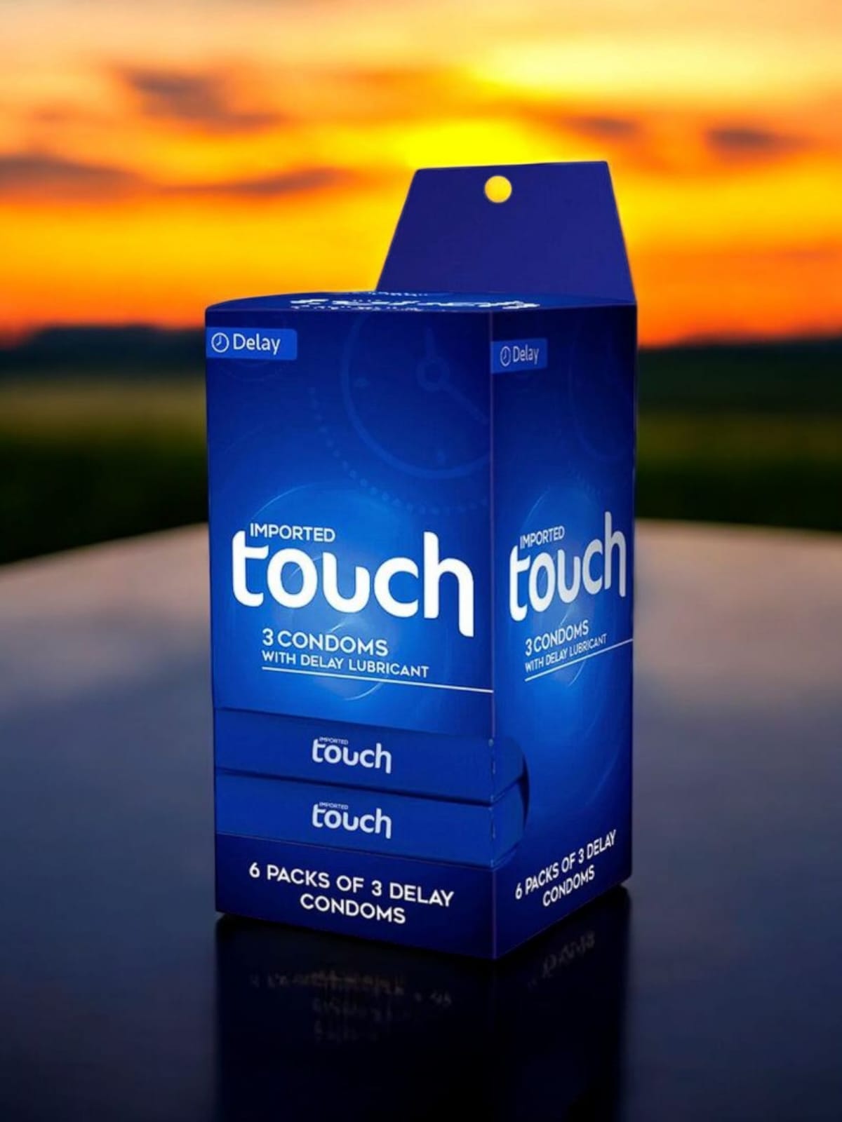 Dispenser Touch Delay Condoms 18 pieces