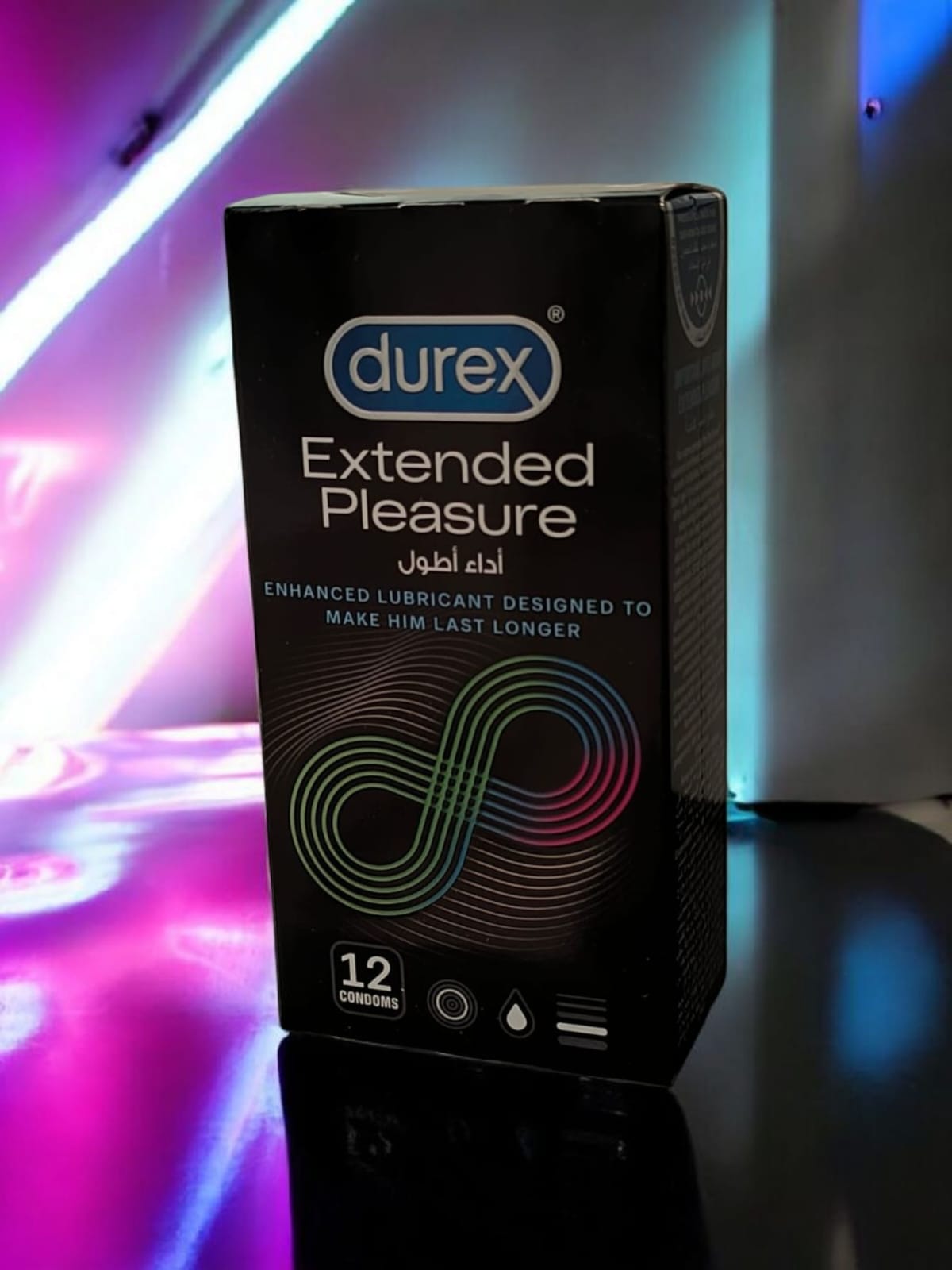 Durex extended pleasure delay condoms dispenser (12 condoms)