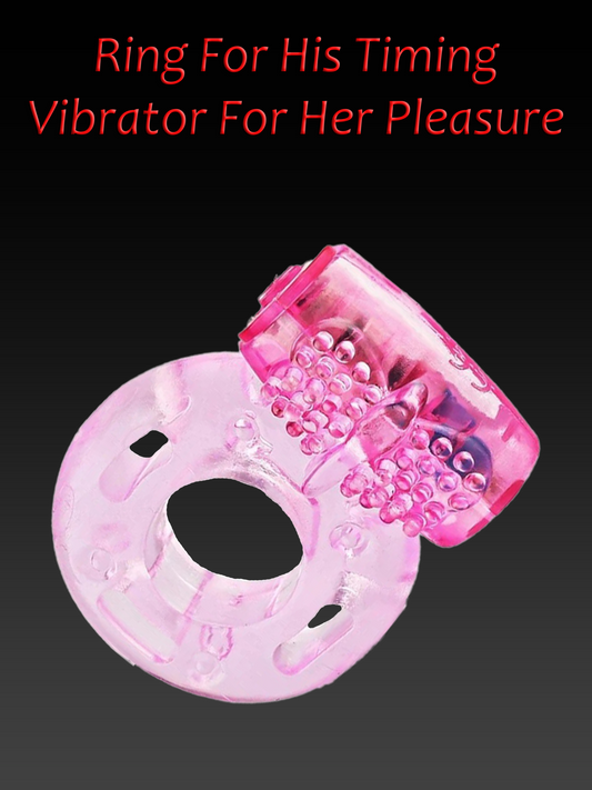 0 Dual Pleasure Vibrator Ring Timing Extender