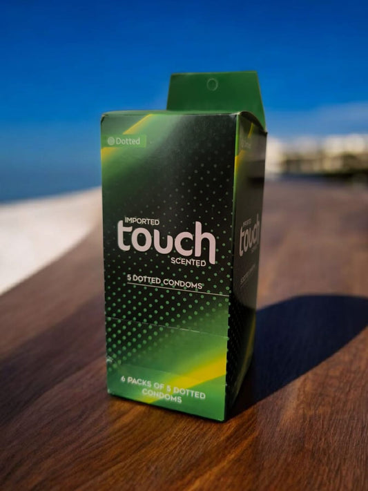 Dispenser Touch Dotted and Scented Condoms (18 Condoms)