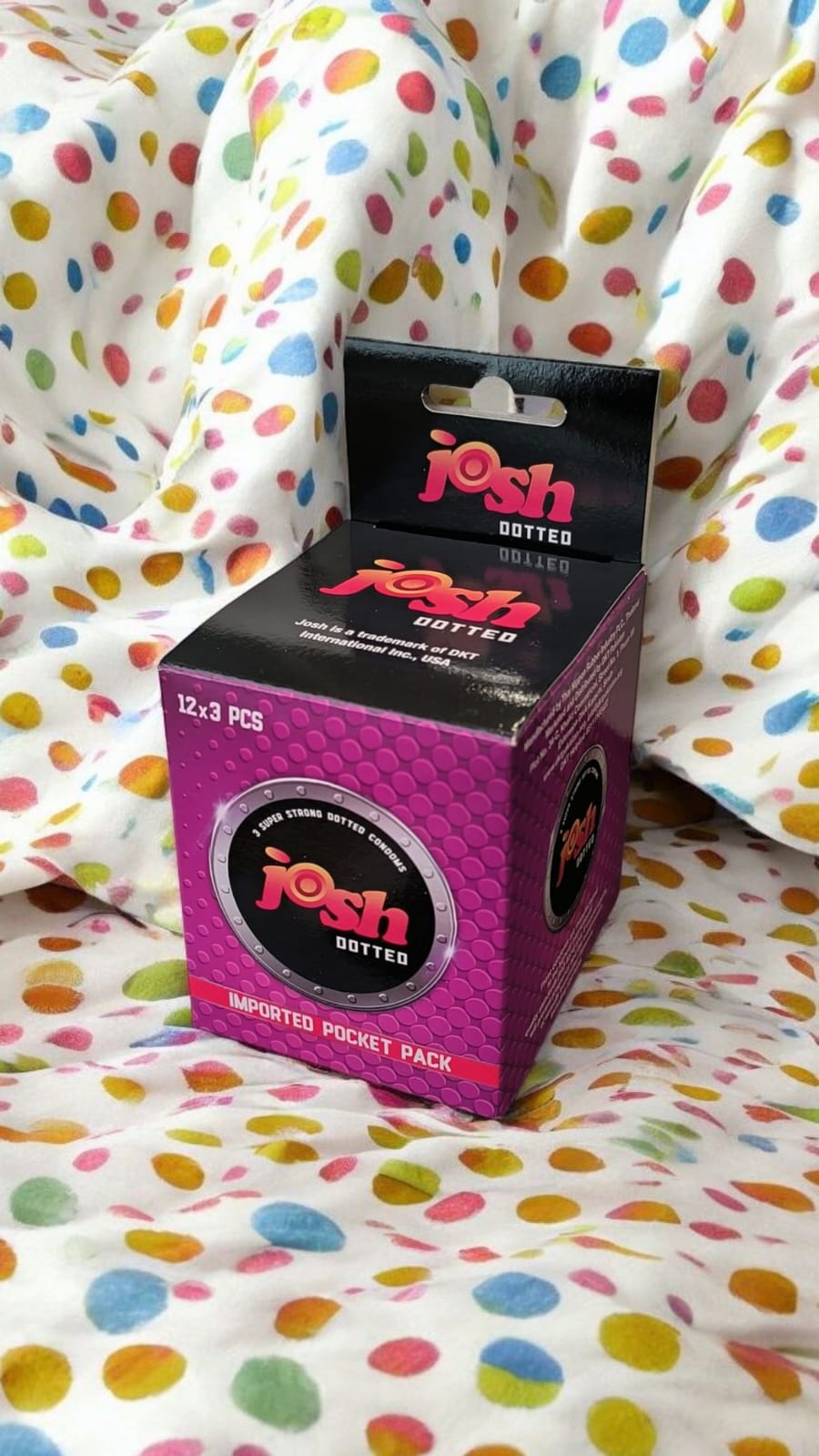 Dispenser Josh Dotted Condoms (36 Condoms)